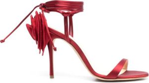 Magda Butrym Satijnen sandalen Rood