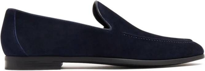 Magnanni Suède loafers Blauw