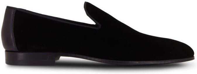 Magnanni Fluwelen loafers Zwart