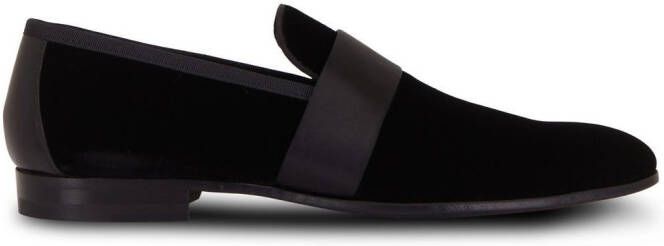 Magnanni Fluwelen loafers Zwart