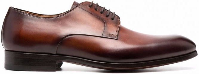 Magnanni Leren derby schoenen Bruin