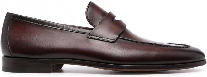 Magnanni Leren loafers Bruin