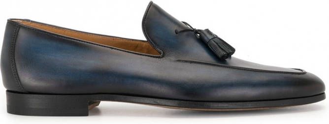 Magnanni Leren loafers Blauw