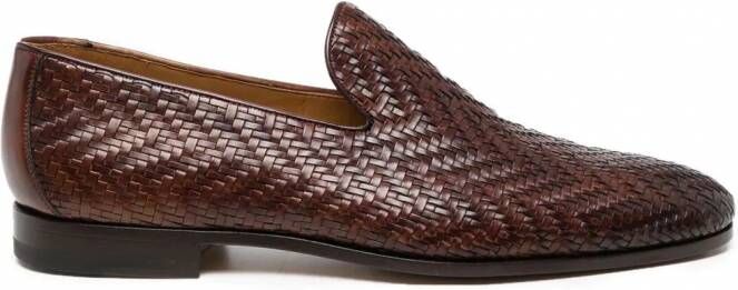 Magnanni Leren loafers Bruin