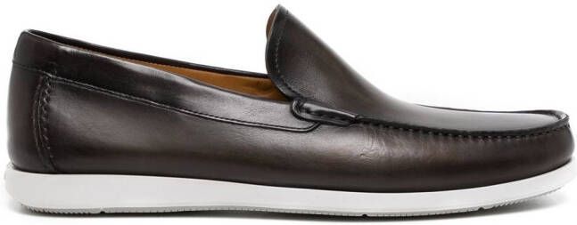 Magnanni Leren loafers Bruin