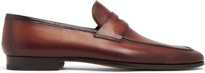 Magnanni Leren loafers Bruin