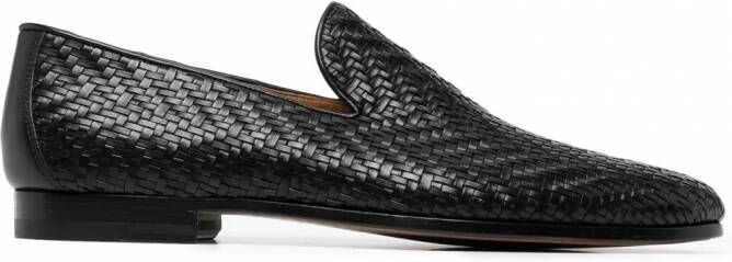 Magnanni Leren loafers Zwart