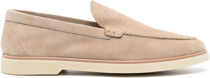 Magnanni Lourenco suède loafers Beige