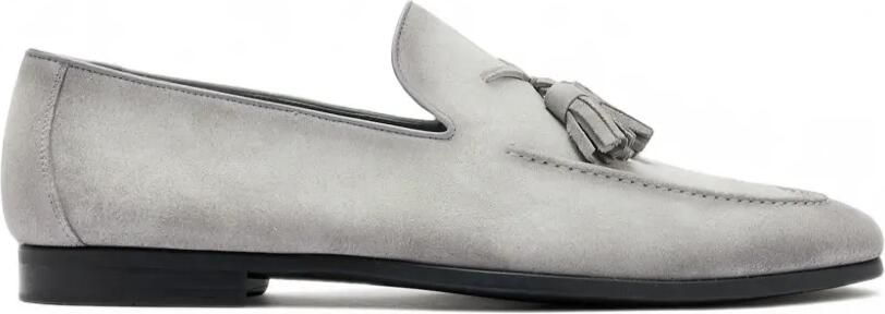 Magnanni Aston suède loafers verfraaid met kwastjes Grijs