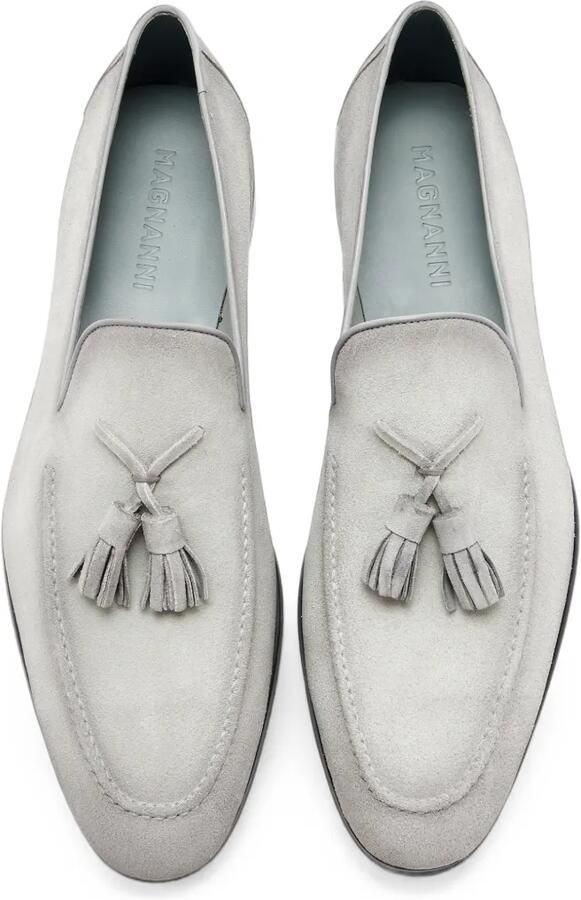 Magnanni Aston suède loafers verfraaid met kwastjes Grijs - Foto 2