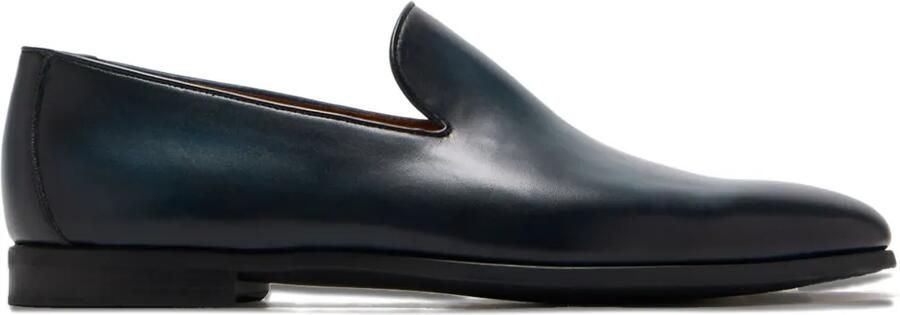 Magnanni Diaz leren loafers Blauw