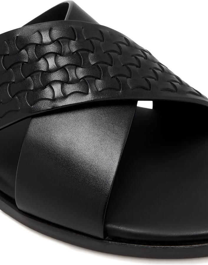 Magnanni Geweven leren sandalen Zwart - Foto 3