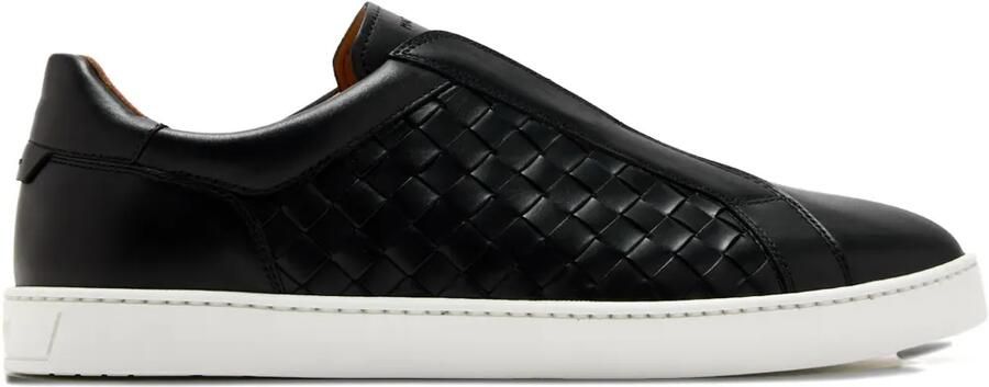 Magnanni Geweven leren sneakers Zwart
