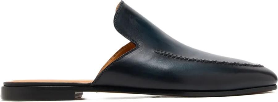 Magnanni Harrison II leren muiltjes Blauw