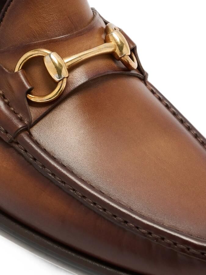 Magnanni Horsebit leren loafers Bruin - Foto 2