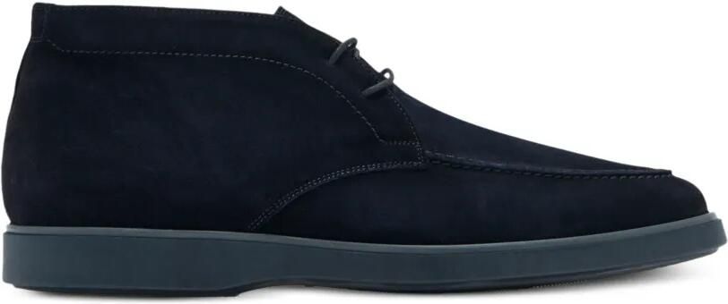 Magnanni Lello suède desert boots met veters Blauw - Foto 4