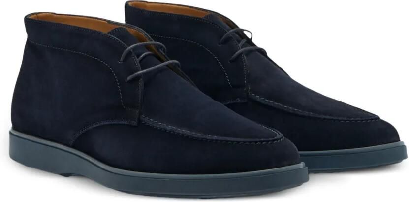 Magnanni Lello suède desert boots met veters Blauw - Foto 2