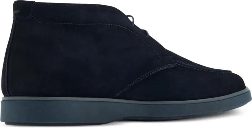 Magnanni Lello suède desert boots met veters Blauw - Foto 3