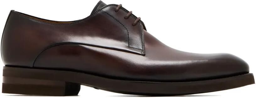 Magnanni Leren derby schoenen Bruin