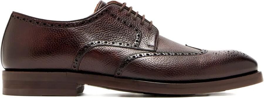 Magnanni Leren Derby veterschoenen Bruin