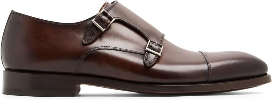 Magnanni Leren gespschoenen Bruin