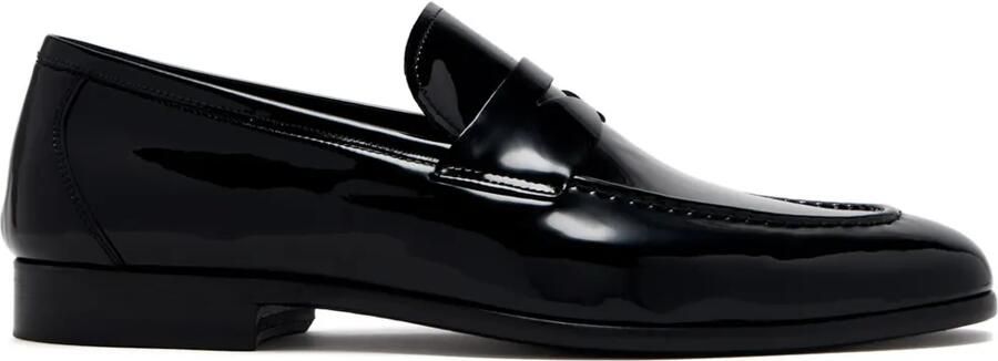 Magnanni Leren loafers Zwart