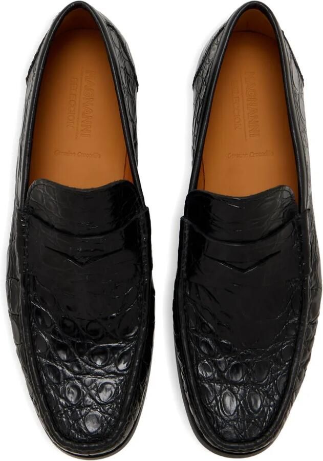 Magnanni Leren loafers Zwart - Foto 3