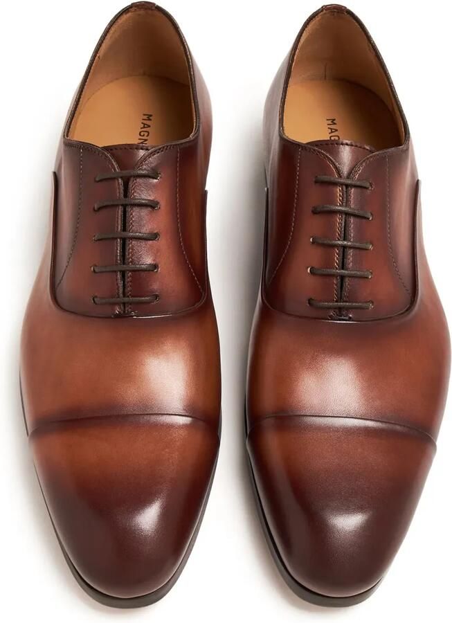 Magnanni Leren Oxford schoenen Bruin - Foto 3