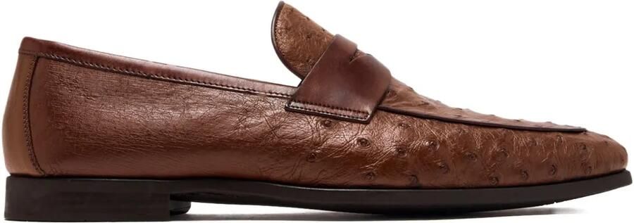 Magnanni Leren penny loafers Bruin