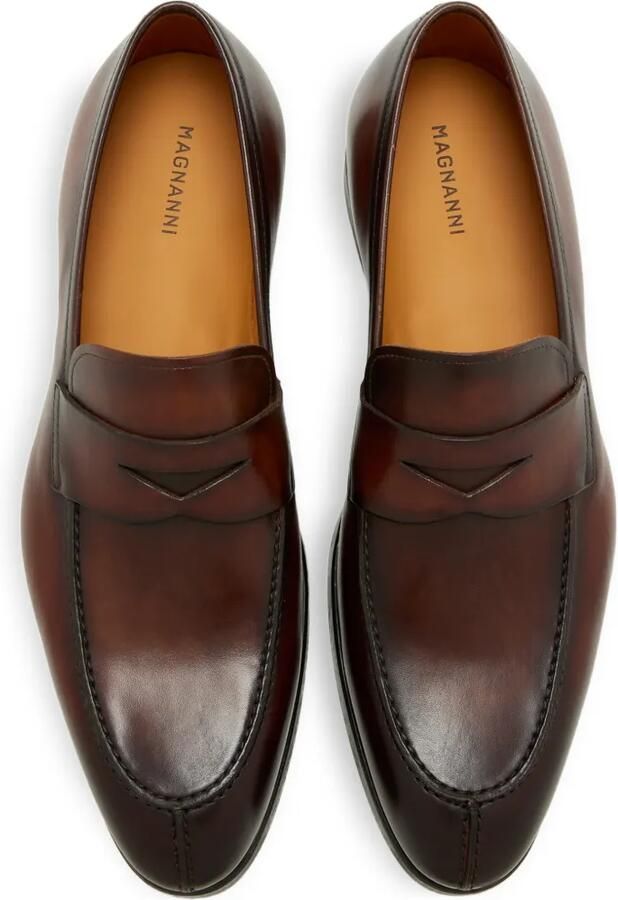 Magnanni Leren penny loafers Bruin - Foto 3