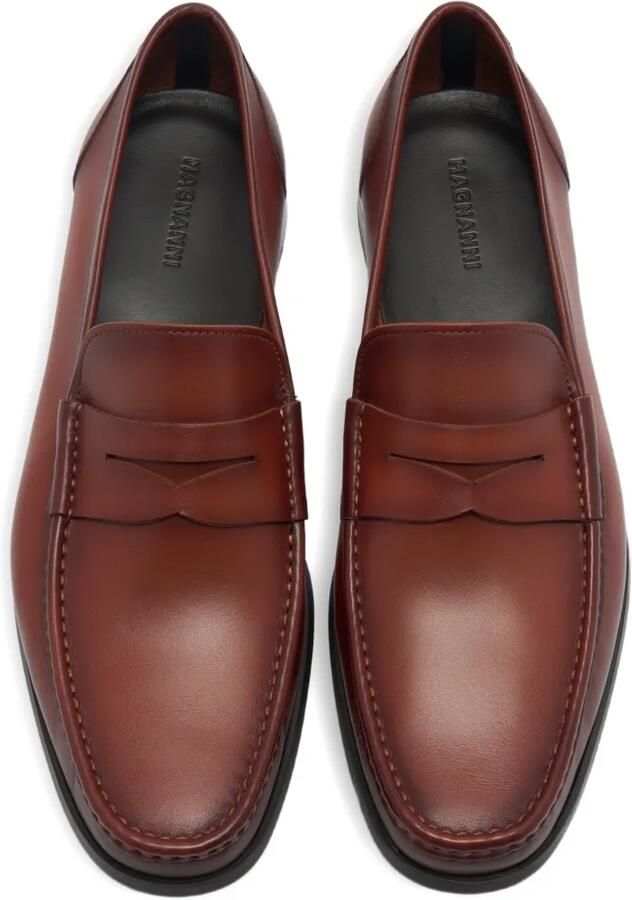 Magnanni Leren penny loafers Bruin - Foto 3