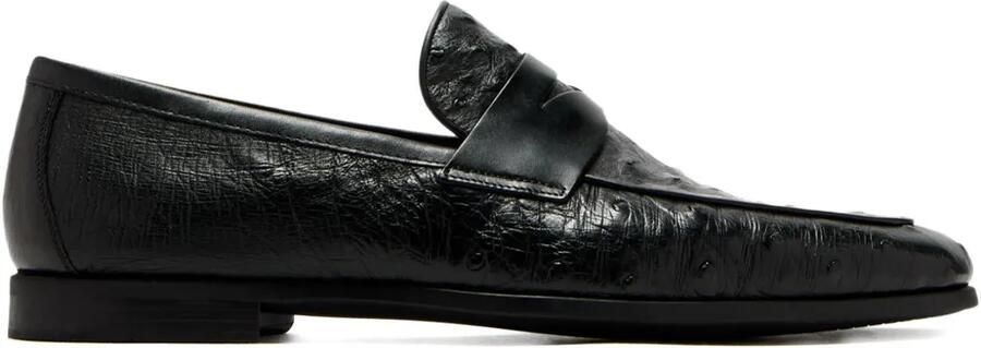 Magnanni Leren penny loafers Zwart