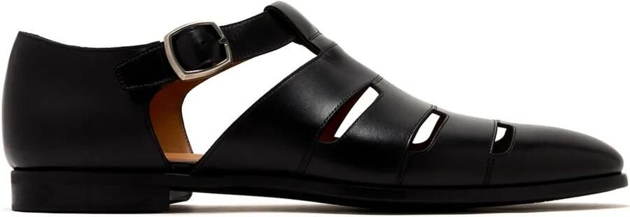 Magnanni Leren sandalen Zwart