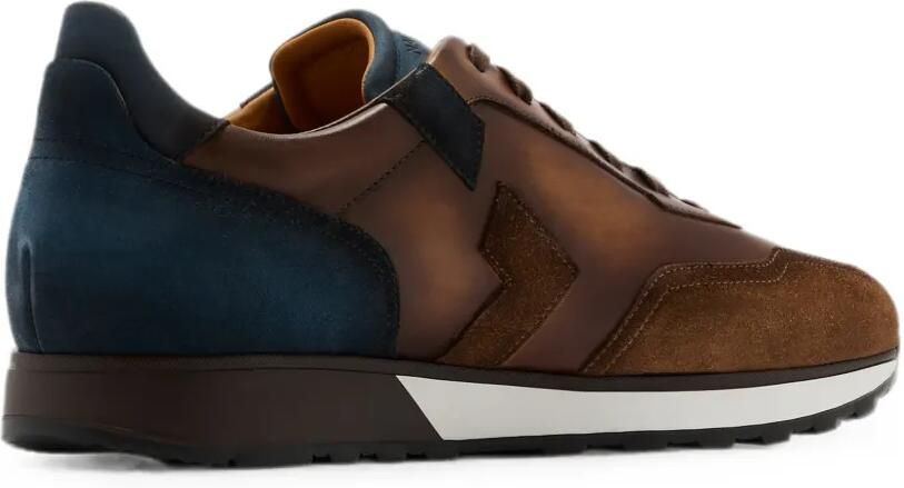 Magnanni Leren sneakers met vlakken Bruin - Foto 4