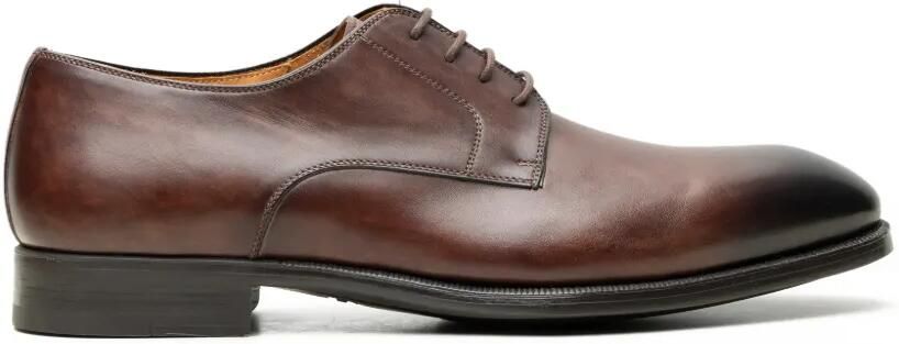 Magnanni Leren veterschoenen Bruin