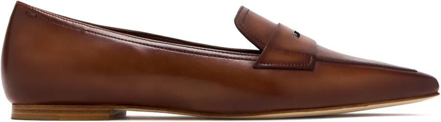 Magnanni Loafers met puntige neus Bruin