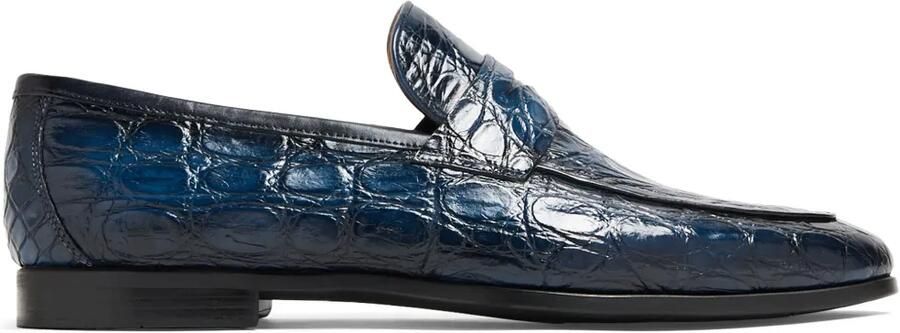 Magnanni Loafers met reliëf textuur Blauw