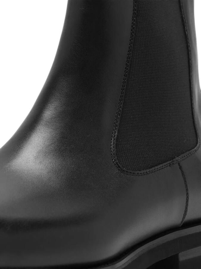 Magnanni Lonny leren Chelsea laarzen met elastisch vlak Zwart