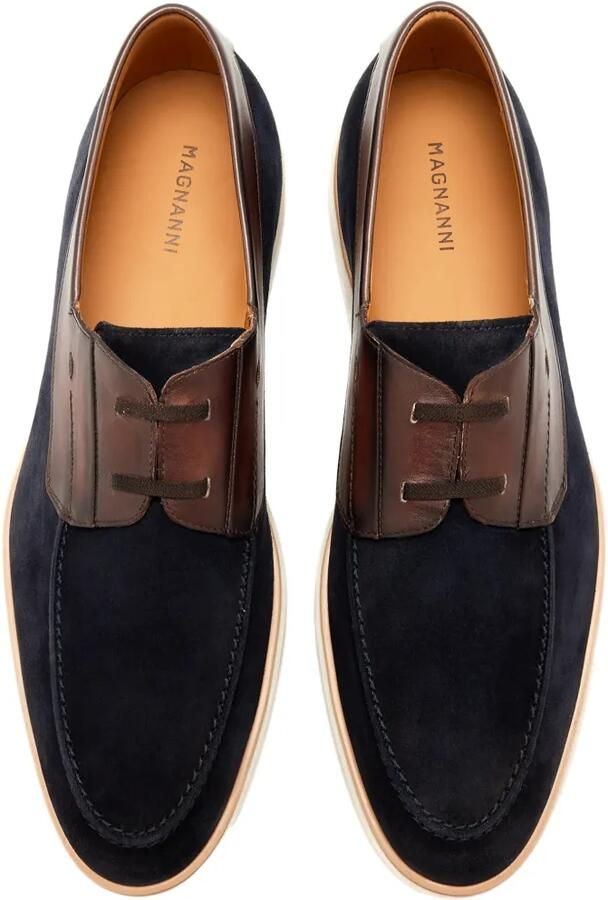 Magnanni Lucius bootschoenen met vlakken en veters Blauw - Foto 3