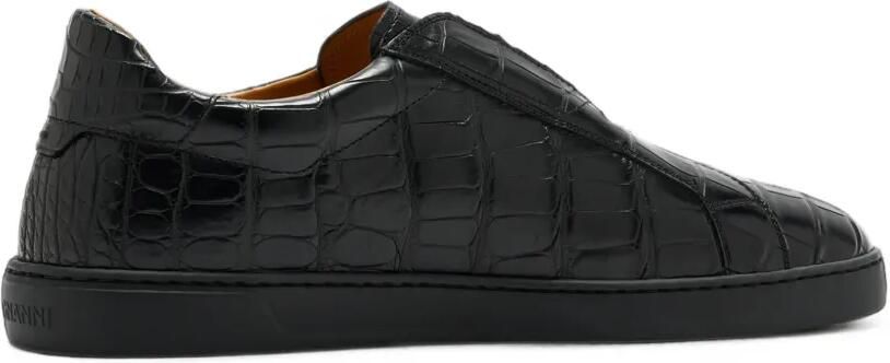 Magnanni Nitro slip-on sneakers met alligator-effect Zwart - Foto 4