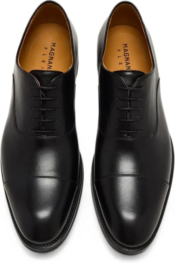 Magnanni Oxford schoenen met bewerkte neus Zwart - Foto 2