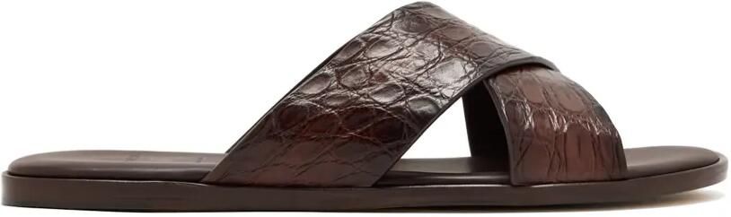 Magnanni Sandalen met gekruiste bandjes Bruin