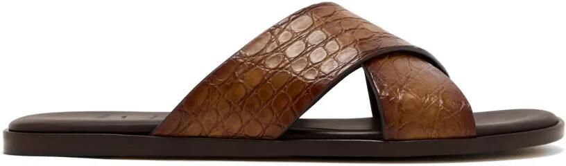 Magnanni Sandalen met gekruiste bandjes Bruin