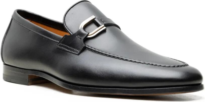 Magnanni Silvano leren loafers met band Zwart - Foto 3