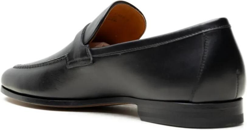 Magnanni Silvano leren loafers met band Zwart - Foto 2
