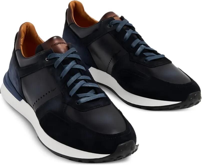 Magnanni Sneakers met suède vlak Blauw - Foto 4
