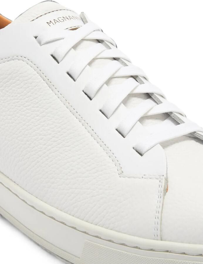 Magnanni Sneakers van bewerkt leer met vlakken Wit - Foto 2