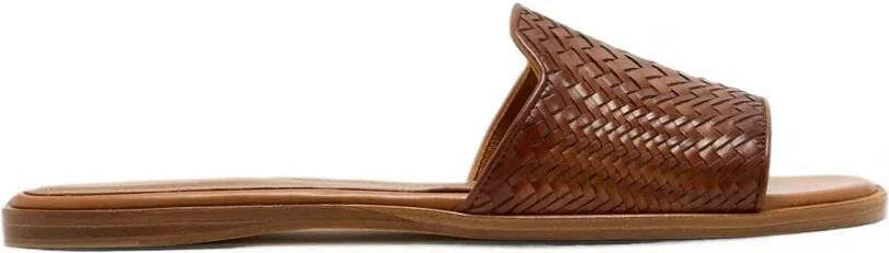 Magnanni Solara geweven leren sandalen Bruin