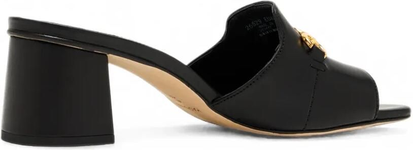 Magnanni Solara leren sandalen met logo-plakkaat Zwart - Foto 4