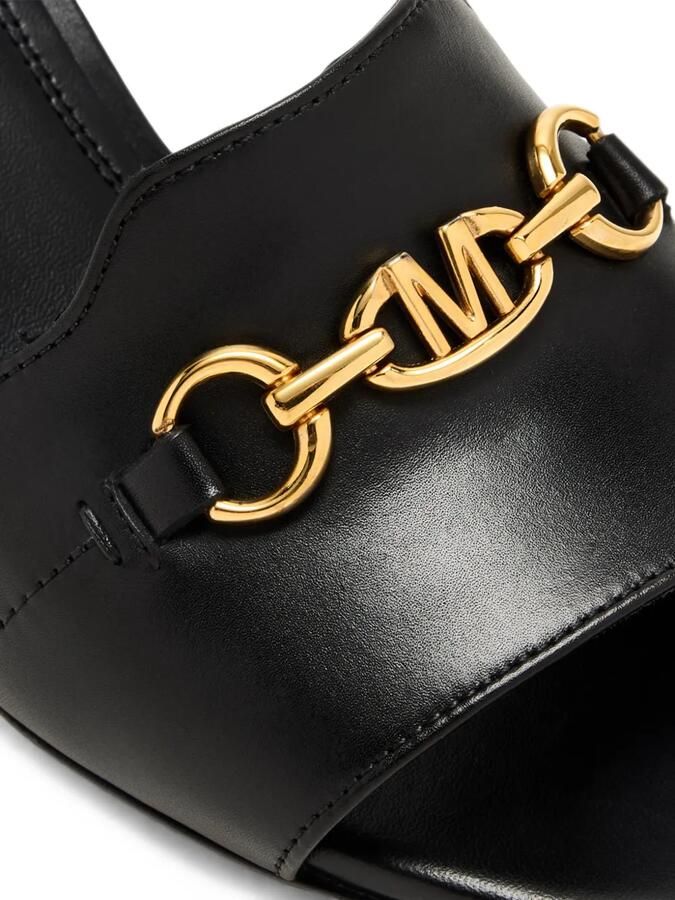 Magnanni Solara leren sandalen met logo-plakkaat Zwart - Foto 2